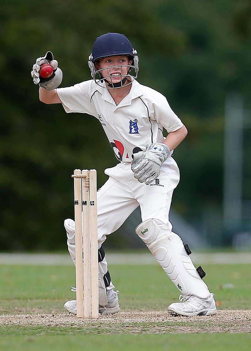 schoolboy wicket keeper