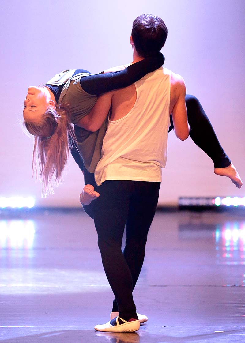 dance students on stage